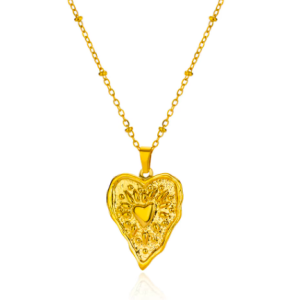 Collar "Corazón fueguito"