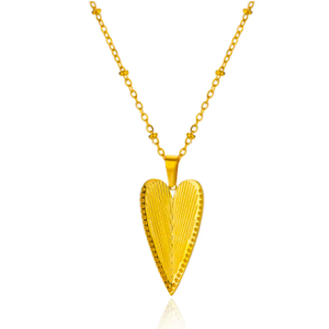 Collar "Corazón Limón"