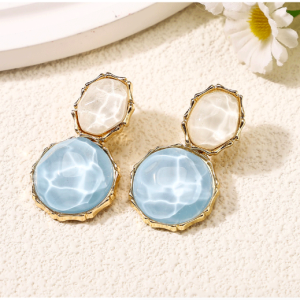 Aretes Aqua Celeste